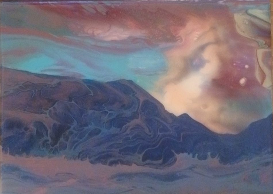 Mountain At Sunset
